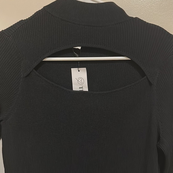 Black maxi sweater dress - Picture 4 of 6